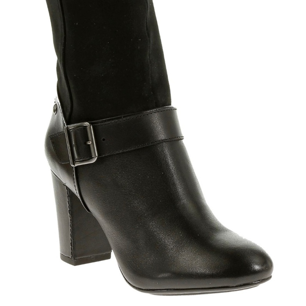 New Hush Puppies Dakota Sisany dark brown boots . leather / suede